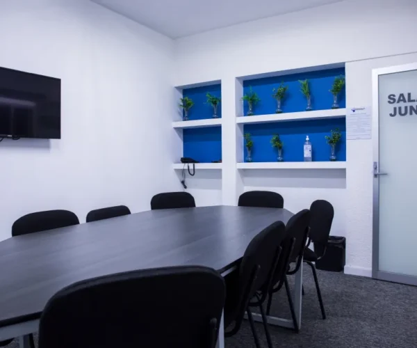 Sala de juntas en Gomac Arboledas, oficinas en renta en Guadalajara