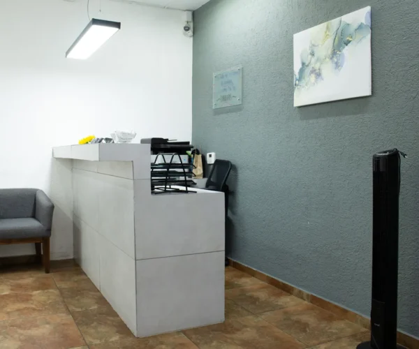 Recepción en Gomac Col. Americana, oficinas en renta en Guadalajara