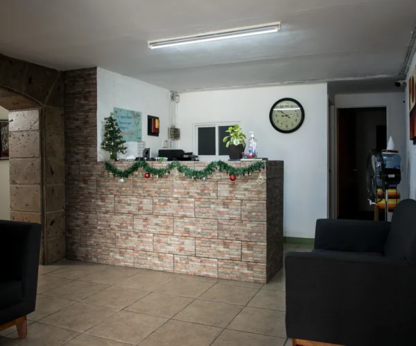 Recepción en Gomac Expo Guadalajara, oficinas en renta en Guadalajara