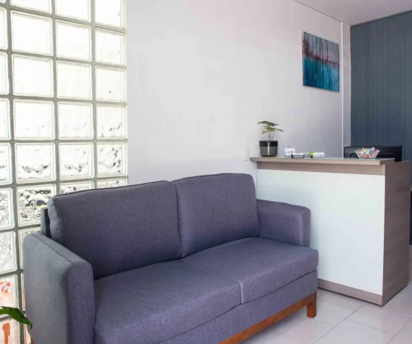 Recepción en Gomac Glorieta la Estampida, oficinas en renta en Guadalajara