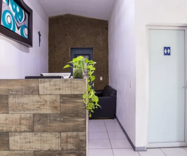 Recepción en Gomac Providencia, oficinas en renta en Guadalajara
