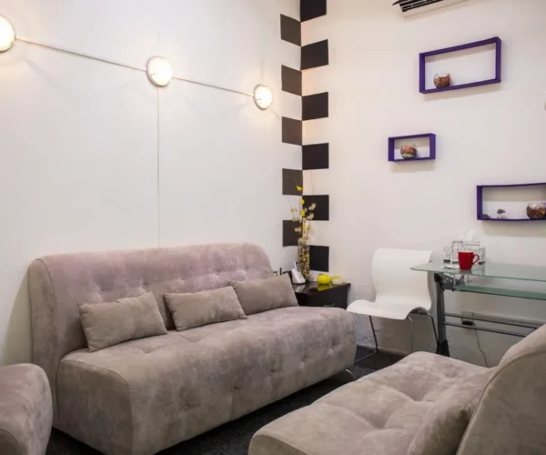 Sala de espera en Gomac Providencia, oficinas en renta en Guadalajara