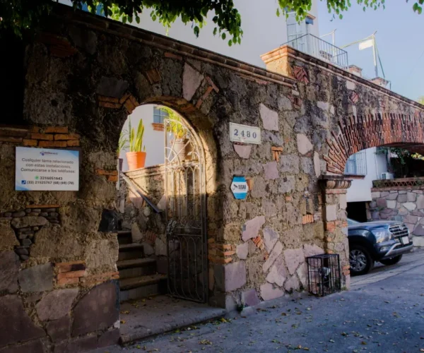 Fachada oficinas en renta en Gomac Punto Sao Paulo, oficinas en renta en Guadalajara